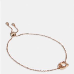 Coach Pave Signature Slider Bracelet!